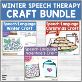 Winter Speech and Language Crafts - Speech Therapy - Chris