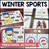 Winter Sports Preschool Activity Pack - Math & Literacy Ce