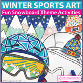 Winter Sports Coloring Pages, Winter Games Snowboarding Ar