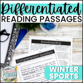 Winter Sports Differentiated Reading Comprehension Passage