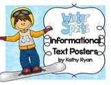 Winter Sports Informational Text Posters and Coloring Book
