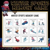 Winter Sports Memory Game | 2022 Beijing