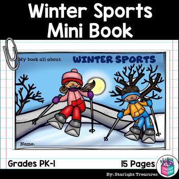 Preview of Winter Sports Mini Book for Early Readers