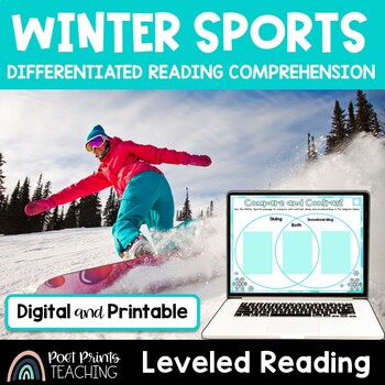 Preview of Winter Sports Nonfiction Reading Activity