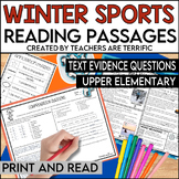 Winter Sports Reading Passages Print & Read