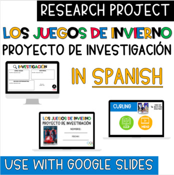 Preview of Winter Sports Research Project in Spanish-Investigación de juegos de invierno