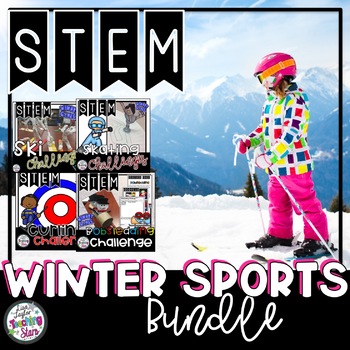 Preview of Winter Sports STEM Challenges Bundle