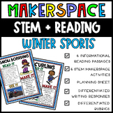 Winter Sports STEM Makerspace Activities Task Cards and Re