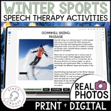 Winter Sports Speech and Language Middle School Interactiv