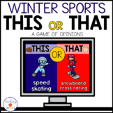 Winter Sports/ Winter Games This or That Game | Printable 