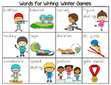 Winter Sports Word List - Writing Center