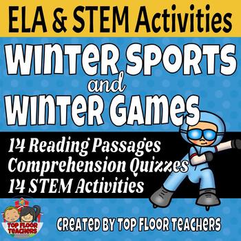 Preview of Winter Sports and Winter Games Activity Bundle