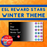 Winter Reward Stars for Online Teachers - ESL, Distance Le