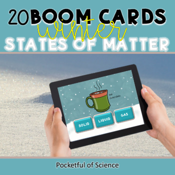 Preview of Winter States of Matter Boom Cards Digital Science Station