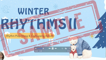 Preview of Winter Steady Beat and Rhythm Unit