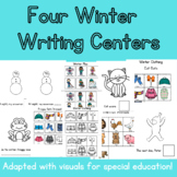 Winter Stories with Writing Centers! For Preschool, Specia