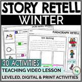 Winter Story Retell Sequencing of Beginning, Middle, & End