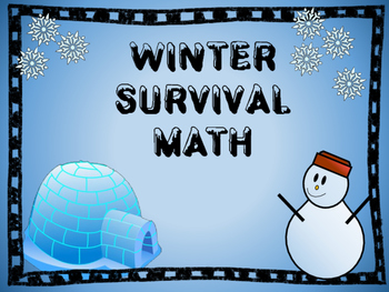 Preview of Winter Survival Math