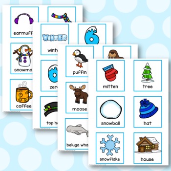 Winter Syllable Sorting for Preschool PreK Kindergarten | TpT