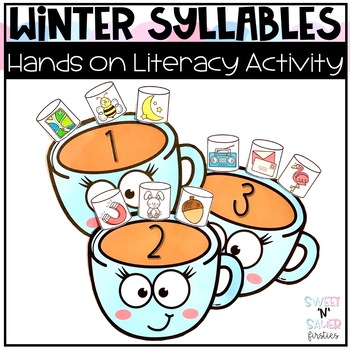 Preview of Winter Syllables Activity
