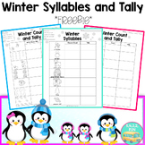 Winter Syllables and Tally Freebie