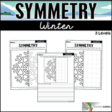 Winter Symmetry Activity Coloring Pages
