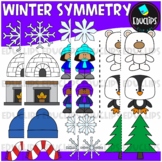 Winter Symmetry Clip Art Set {Educlips Clipart}