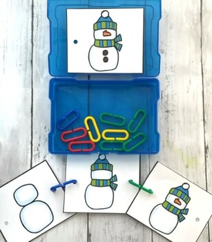 Four Task Boxes to Try this Winter – Preschool Packets
