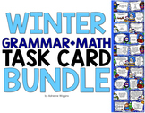 Winter Task Card BUNDLE (Math+Grammar)
