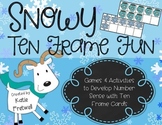 Winter Ten Frame Centers, Games, & Activities