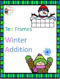 Winter Ten Frames Math Center