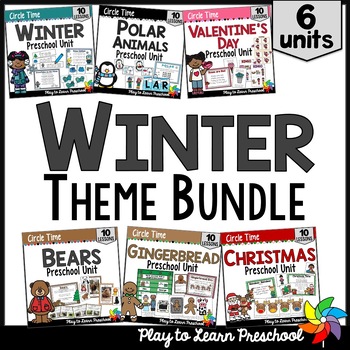 Preview of Winter Thematic Units | Lesson Plans - Activities for Preschool Pre-K