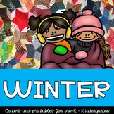 Winter Theme Activities, Centers, Science, and Crafts for 
