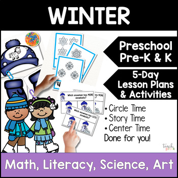 Preview of Preschool Winter Activities - Winter Lesson Plans - PreK Winter Activities