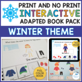 Winter Interactive Book - Print/No Print Options and File 