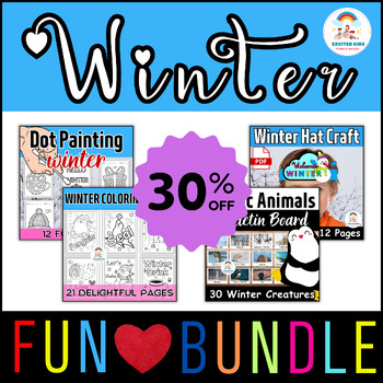 Preview of Winter Theme BUNDLE - Fun Arctic PACK