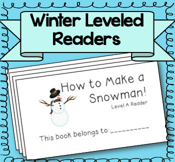 Preview of Winter Theme Decodable Readers Pack! (Levels A-D/E)