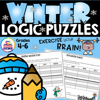 Preview of Winter Theme Logic Puzzles