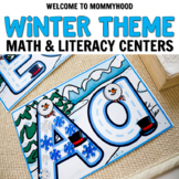 Winter Theme Preschool Centers for Math and Literacy