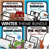 Winter Theme Preschool Lesson Plan and Winter Activities BUNDLE