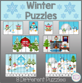 Winter Puzzles (2, 4, 6, 10 piece)