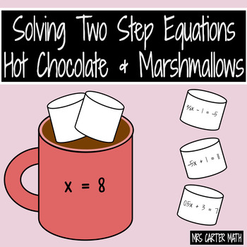 Preview of Winter Theme - Solving Two Step Equations Sorting Activity