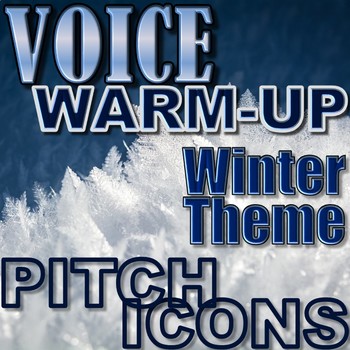 Preview of Winter/Christmas Theme Voice Warm-up - Elementary Music - Pitch Icons So Mi La
