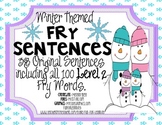 Winter Themed 2nd 100 Fry Word Sentences