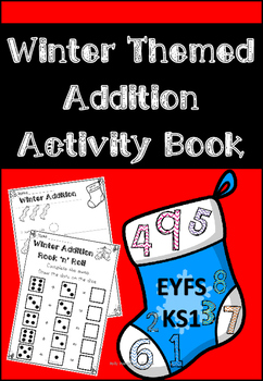 Preview of Winter Themed Addition Workbook