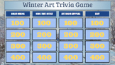 Winter Themed Art Review Trivia Game