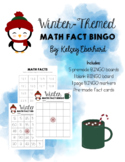 Winter-Themed Bingo Math Facts Activity Game Basic Facts 1-10