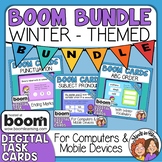 Winter Themed Boom Learning BUNDLE: 96 Boom Cards for Dist