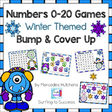 Winter Themed Bump and Cover Up Number Games: Numbers 0-20