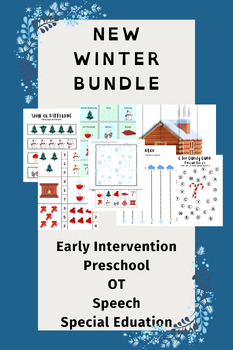 Preview of Winter Themed Bundle for Toddlers & Preschoolers